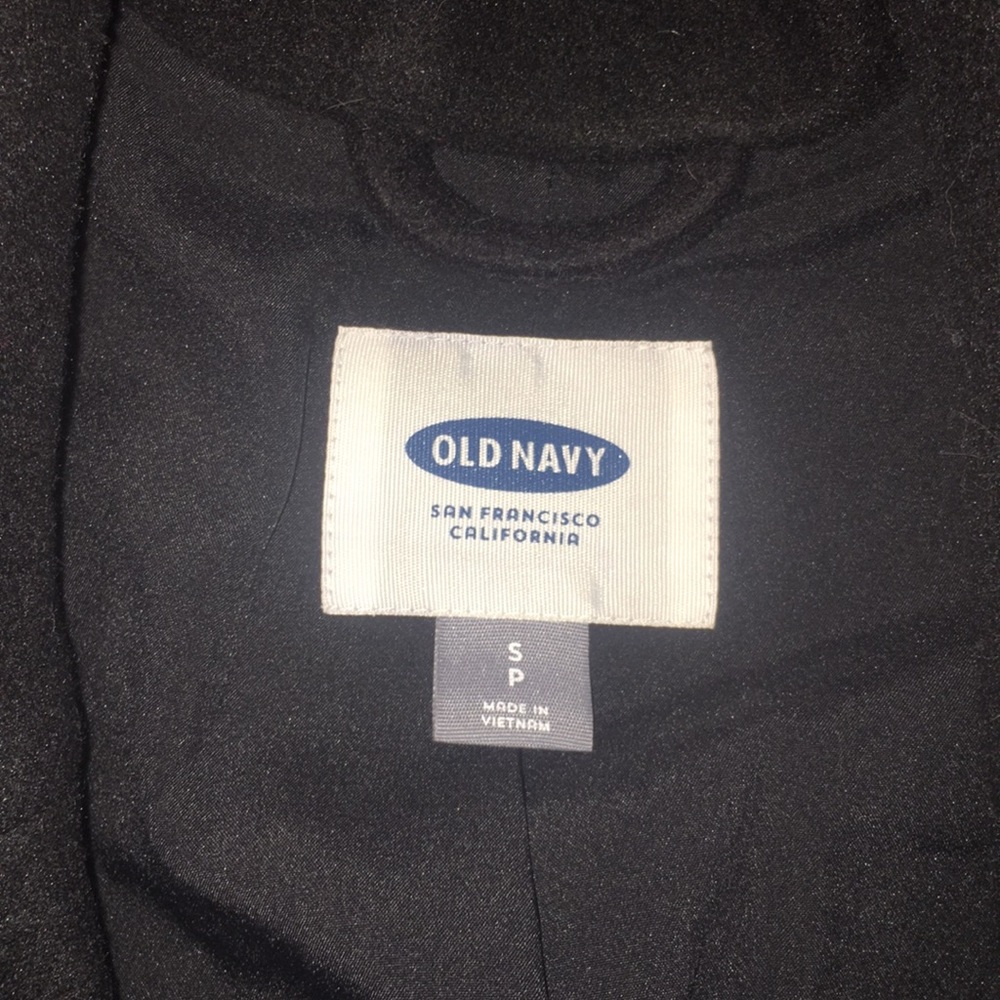 Black pea coat